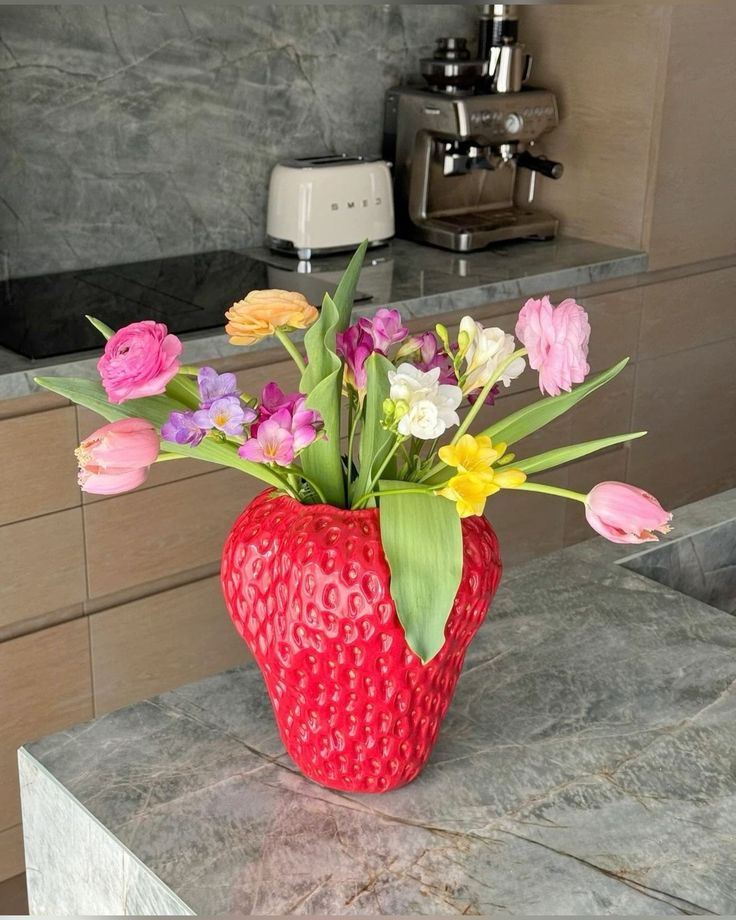 Strawberry Vase