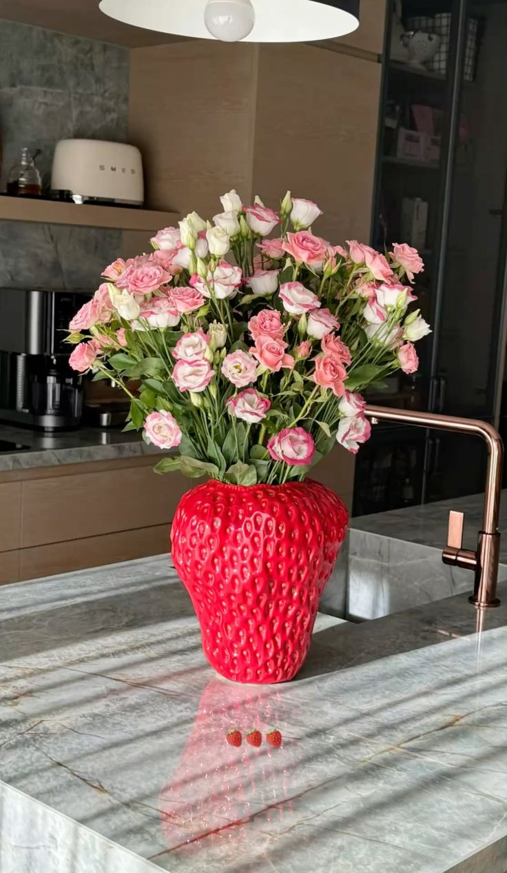 Strawberry Vase