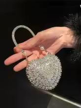 Heart Diamond Clutch