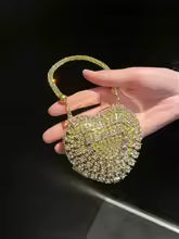 Heart Diamond Clutch