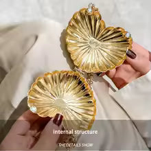 Golden Heart Shell Bag