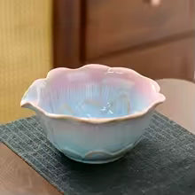 Japanese Style Flower Ceramic Matcha Bowl Set